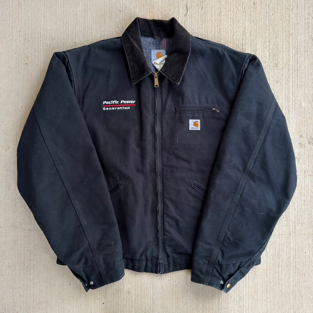 Carhartt J01 black detroit work wear jacket